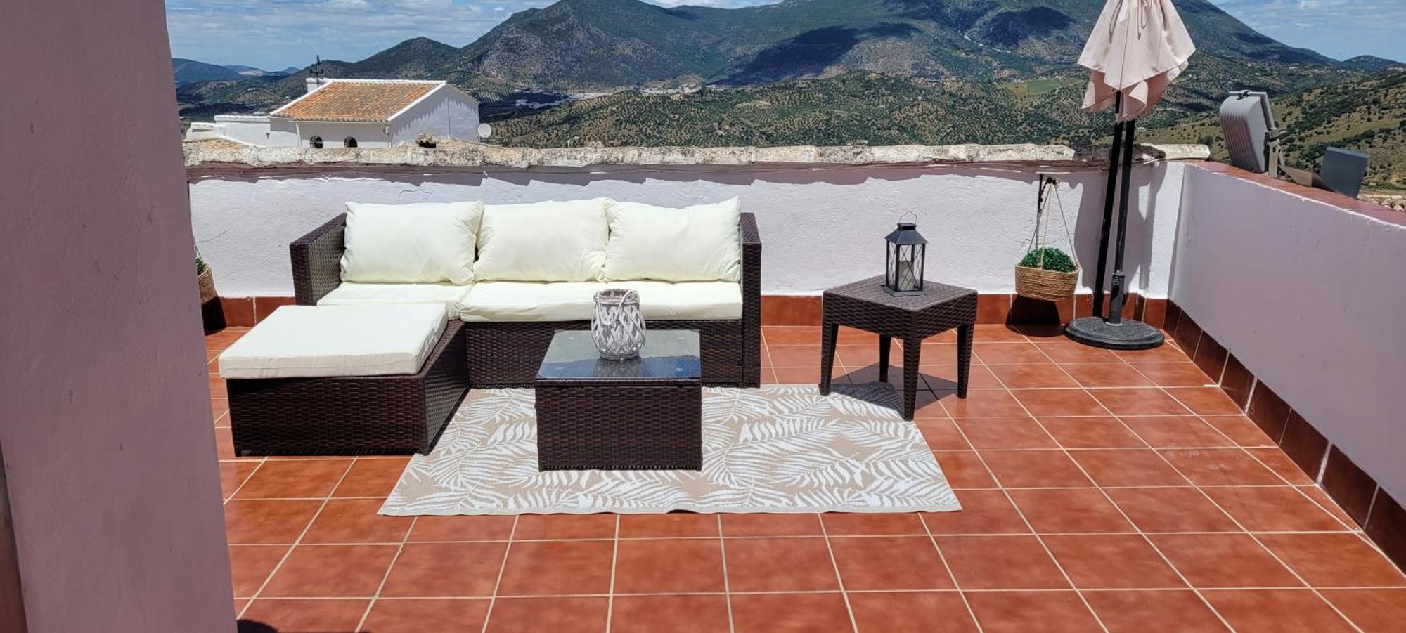 Apartamentos Mirador En La Plaza De Zahara Zahara De La Sierra Kültér fotó